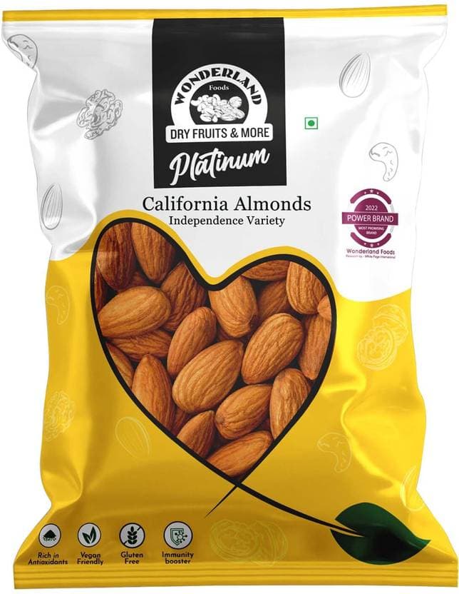 Wonderland Raw California Almonds (Badam)