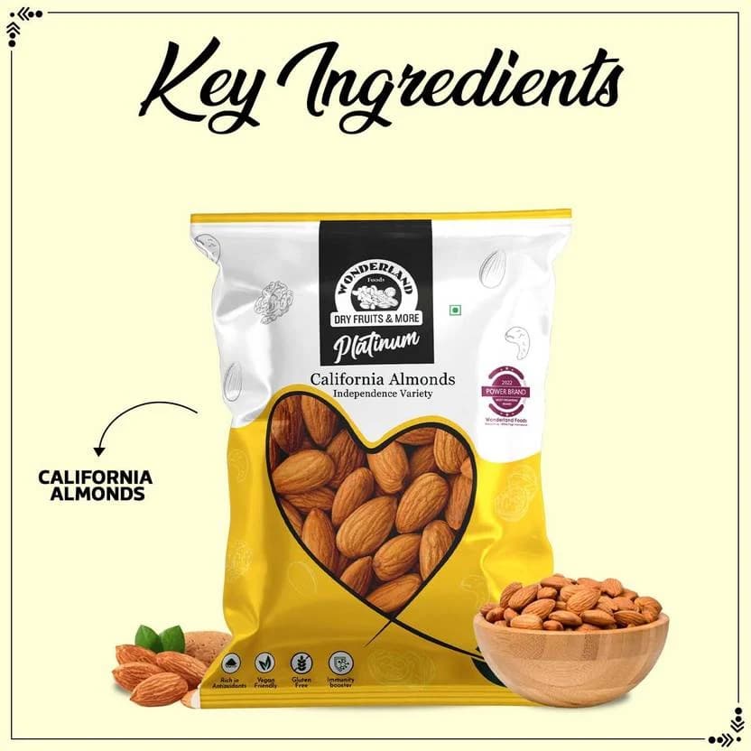 Wonderland Raw California Almonds (Badam) — photo 2