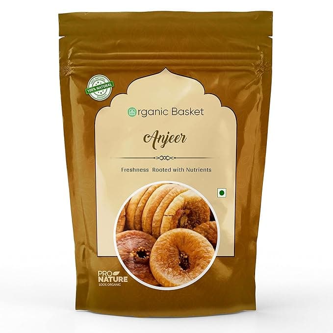 Organic Basket Premium Afghani Anjeer (Dried Figs)