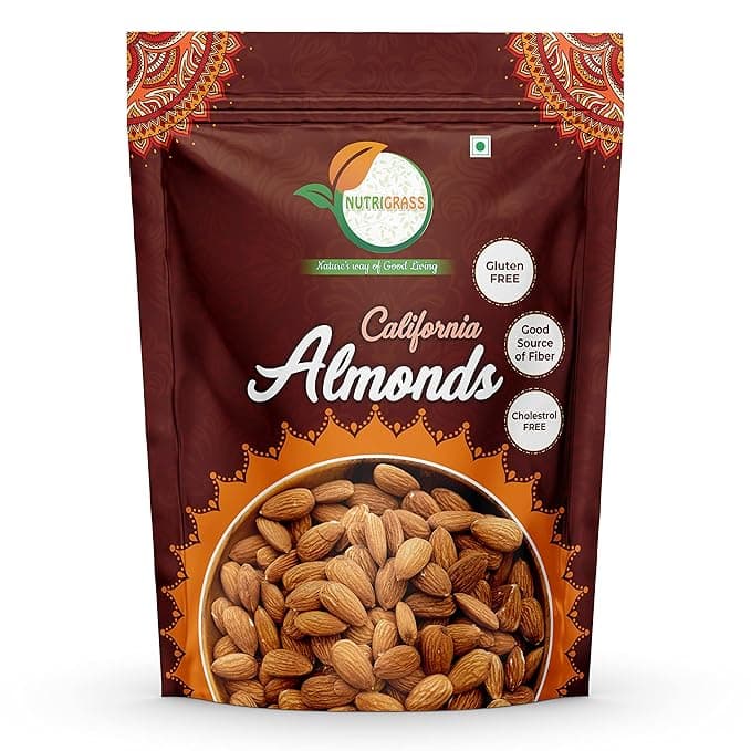 Nutrigrass California Raw Almonds (5 Kg)